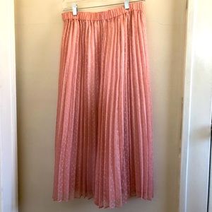Gorgeous pink tinsel skirt